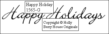 Happy Holidays