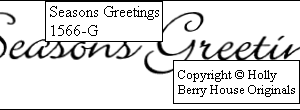 Seasons Greetings