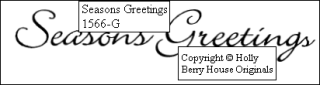 Seasons Greetings