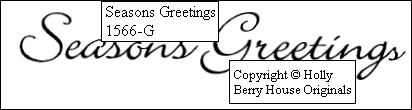 Seasons Greetings