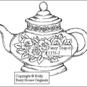 Pansy Teapot