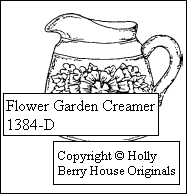 Flower Garden Creamer