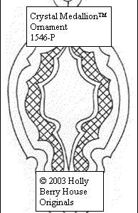 Crystal Medallion Ornament