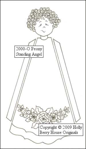 Peony Standing Angel