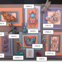 Bugs, Beetles & Butterflies Sample Board