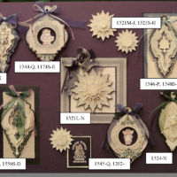 Christmas Medallion Ornament Sample Board