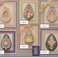 Egg Medallion Sample Board