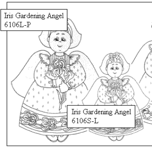 Iris Gardening Angel