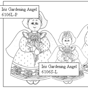Iris Gardening Angel