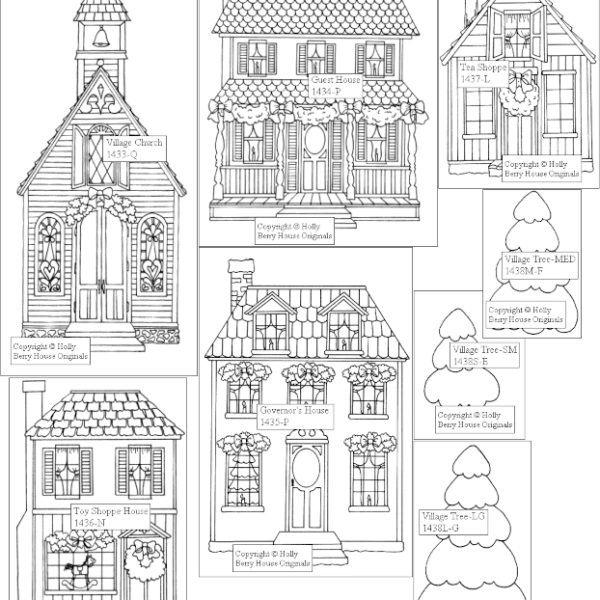 Christmas Village Set