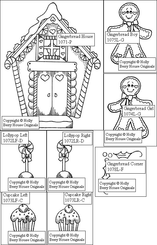 Gingerbread House Set