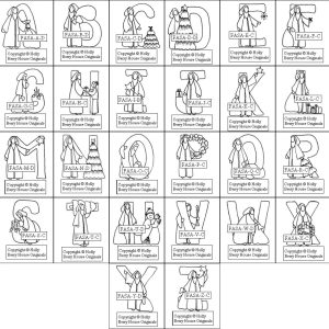 Santa Alphabet - Set